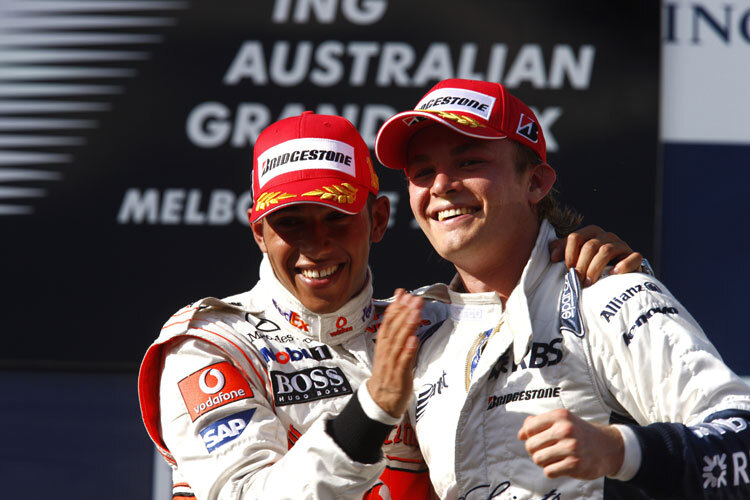 Lewis Hamilton und Nico Rosberg sind schon seit mehr als einem Jahrzehnt Konkurenten und Freunde