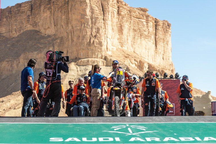 Toby Price schaffte es bei der Dakar 2020 aufs Podium