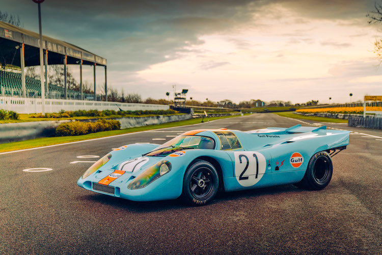 Durch Jo Siffert und Steve McQueen weltberühmt – der Porsche 917 in Gulf-Farben
