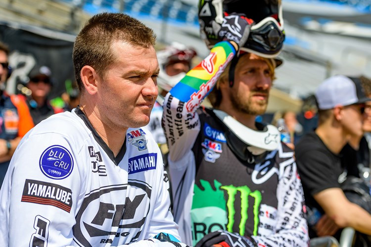 Josh Grant und Justin Barcia starteten für das Yamaha-Werksteam