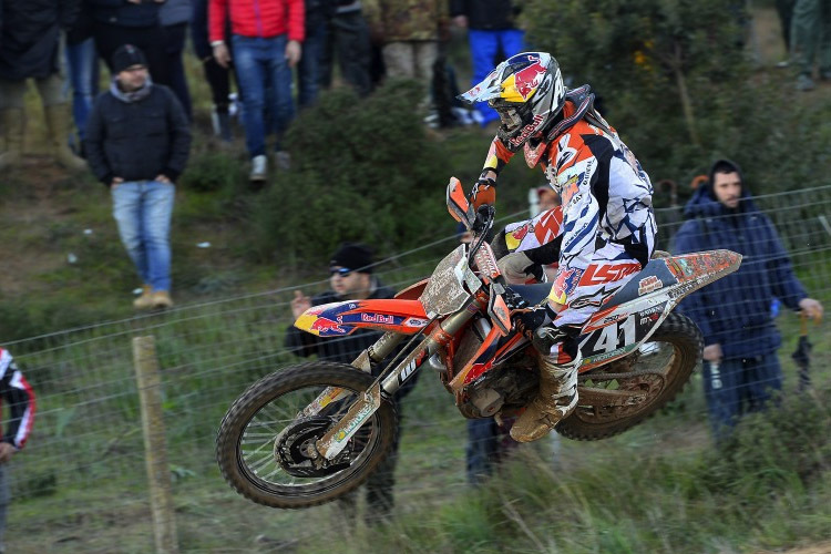 Pauls Jonass (KTM) gewann das MX2-Rennen in Sardinien