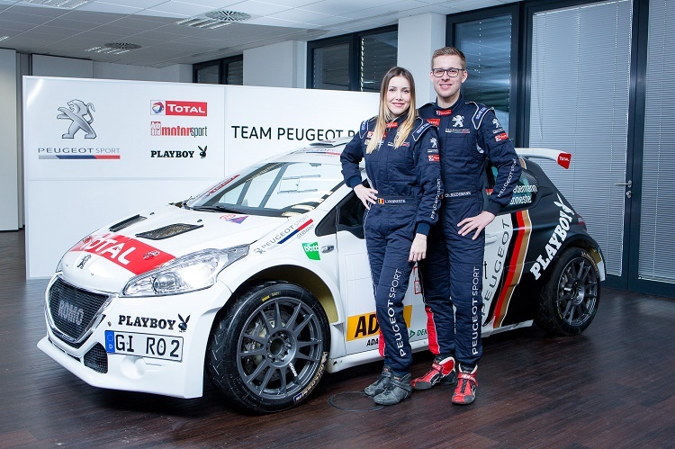 Das Peugeot-Team: Lara Vanneste und Christian Riedemann