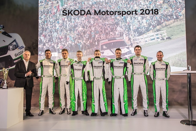 Die Skoda-Teams für 2018