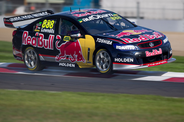 Red-Bull-Australia-Pilot Craig Lowndes drehte im Training die schnellste Runde