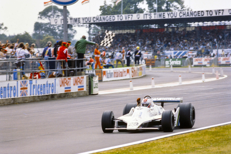 Regazzoni eroberte 1979 in Silverstone den ersten GP-Triumph von Frank Williams