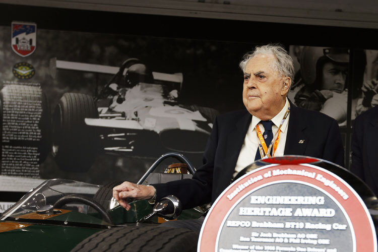 Sir Jack Brabham in Melbouren 2014