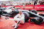 Lewis Hamilton unmittelbar nach seinem Sieg in Hockenheim