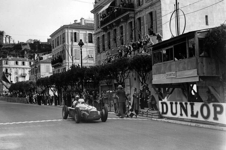 Juan Manuel Fangio war 1950 der erste Monaco-Sieger der modernen Formel 1