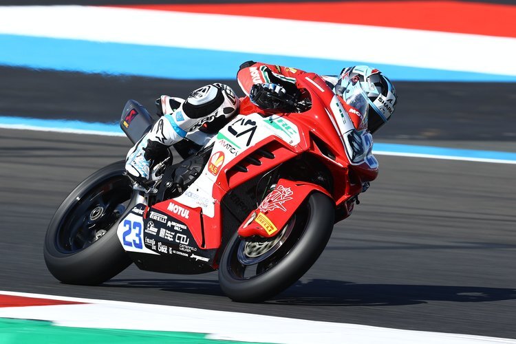 Marcel Schrötter zeigte im FP2 eine Steigerung