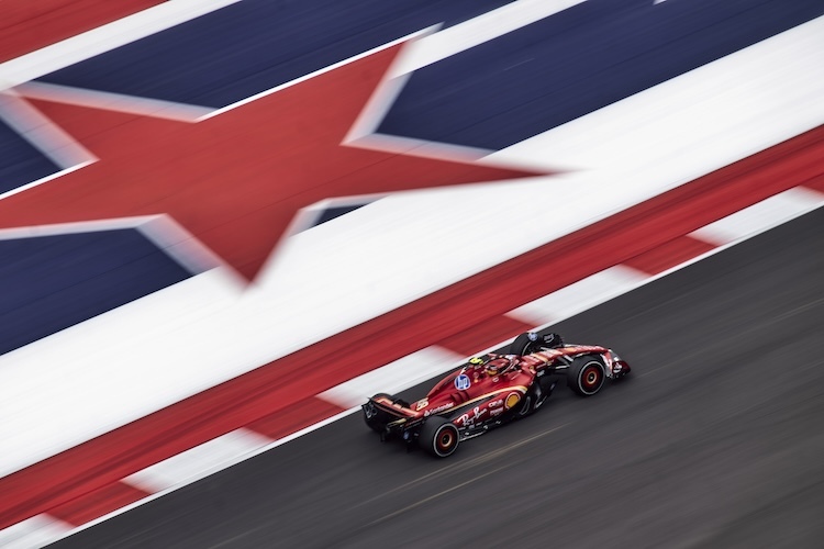 Carlos Sainz schaffte im Sprint-Qualifying auf dem Circuit of the Americas die fünftschnellste Rundenzeit