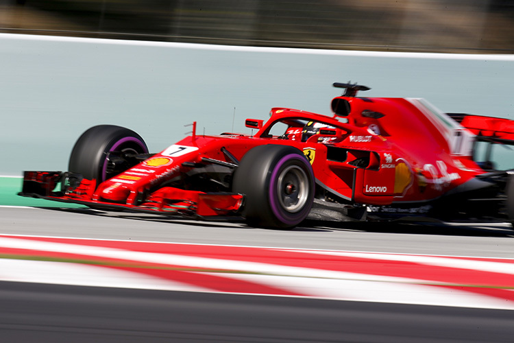 Kimi Räikkönen im Ferrari