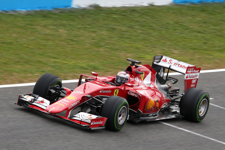 Kimi Räikkönen im neuen Ferrari