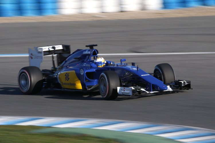 Marcus Ericsson im verblüffenden Sauber