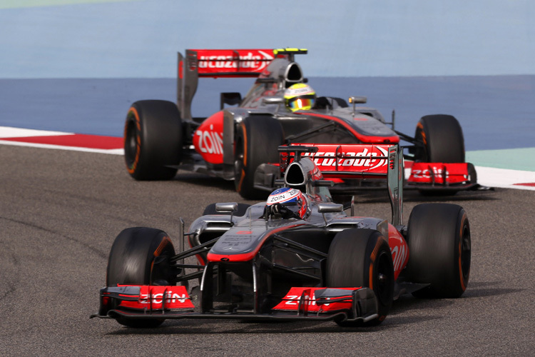 Ein Aufreger des Rennens – Button vor Pérez