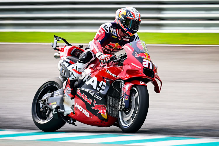 Pedro Acosta am Mittwoch in Sepang