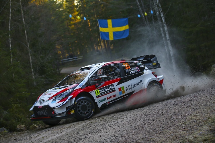 Elfyn Evans ist der erste Spitzenreiter in Schweden