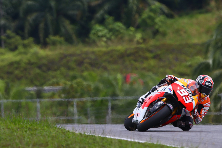 Marc Márquez in der grünen Hölle von Sepang