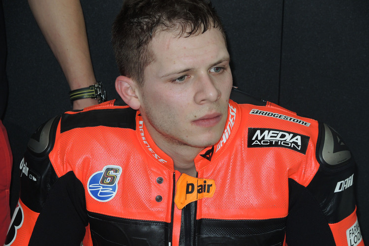 Stefan Bradl in der Forward-Box