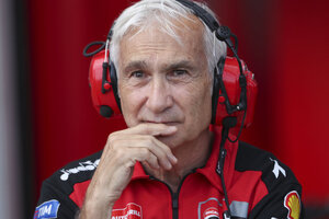 Ducatis MotoGP-Teammanager Davide Tardozzi)