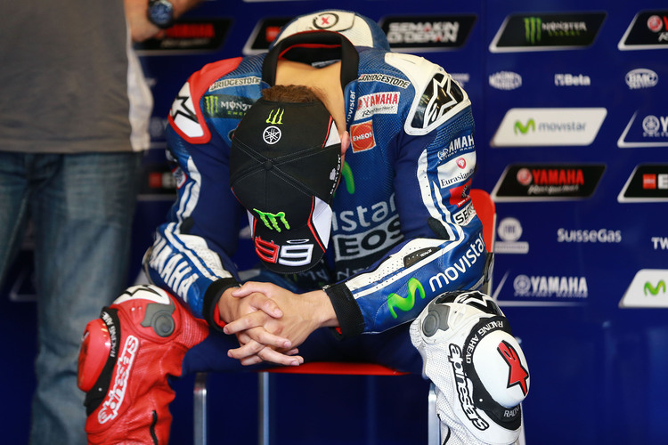 Liess im Frühjahr oft den Kopf hängen: Jorge Lorenzo