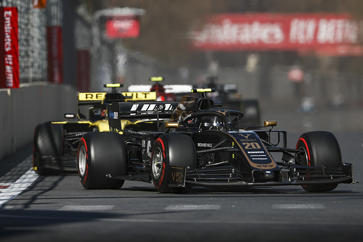 Kevin Magnussen in Baku