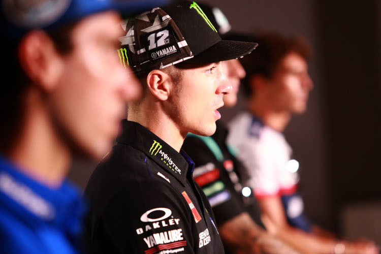 Maverick Viñales in der Pressekonferenz zum Andalusien-GP