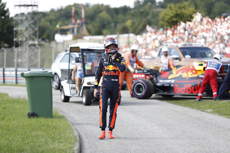 Ausfall für Max Verstappen in Ungarn