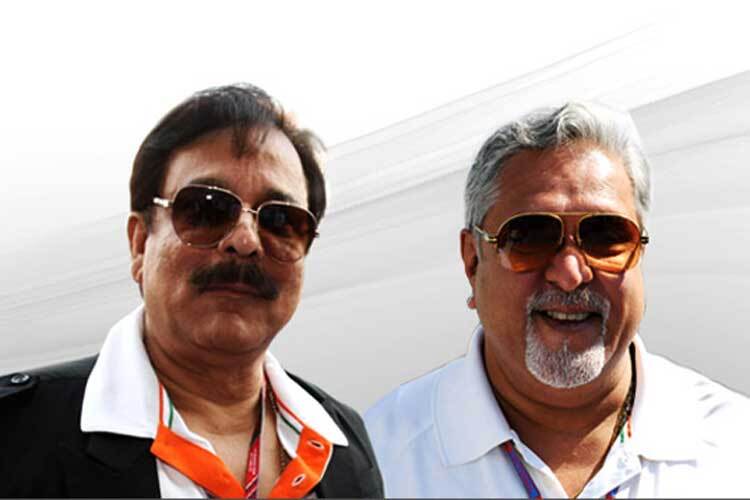 Subrata Roy Sahara und Vijay Mallya
