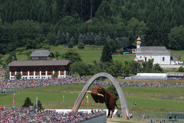 Volles Haus: In Spielberg waren die Tribünen voll