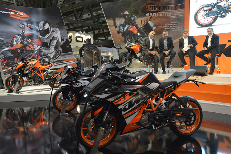Wichtiger Termin: KTM präsentiert sich auf der Motorradmesse EICMA in Mailand
