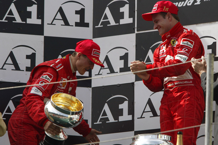 Michael Schumacher wusste, dass Rubens Barrichello an jenem Tag der bessere Mann war