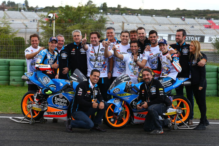 2014 war ein erfolgreiches Moto3-Jahr für Estrella Galicia 0,0 mit Alex Rins und Weltmeister Alex Márquez