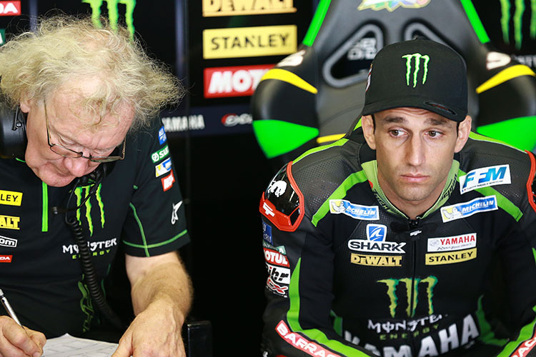 Crew-Chief Guy Coulon mit Johann Zarco