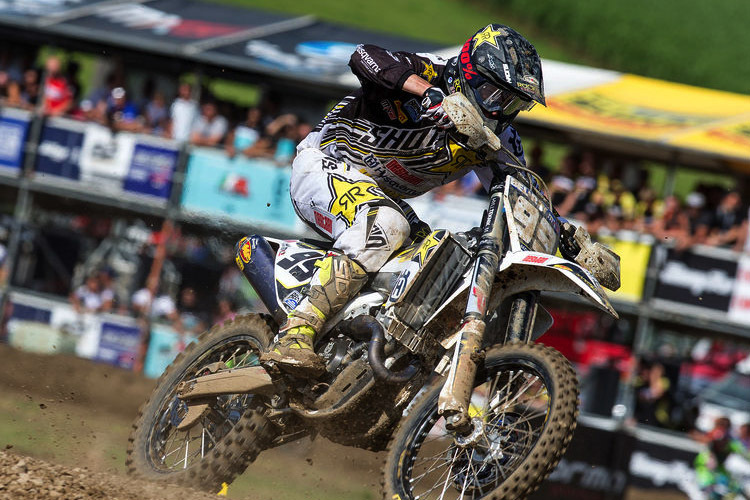 Max Anstie gewann den ersten MX2-Lauf in Frauenfeld (Schweiz)