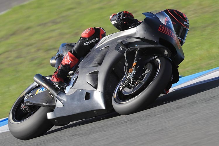 Jorger Lorenzo auf der Honda RC213V