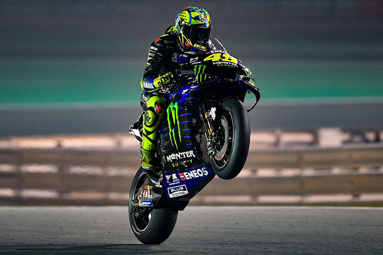 Valentino Rossi: Platz 7 am ersten Tag