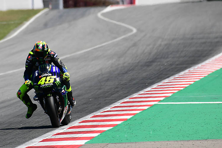 Valentino Rossi - nur Platz 14 beim Barcelona-Test