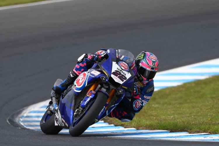 Alex Lowes war als 8. bester Yamaha-Pilot