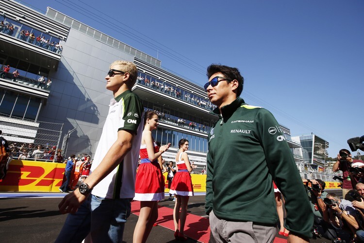 Marcus Ericsson und Kamui Kobayashi