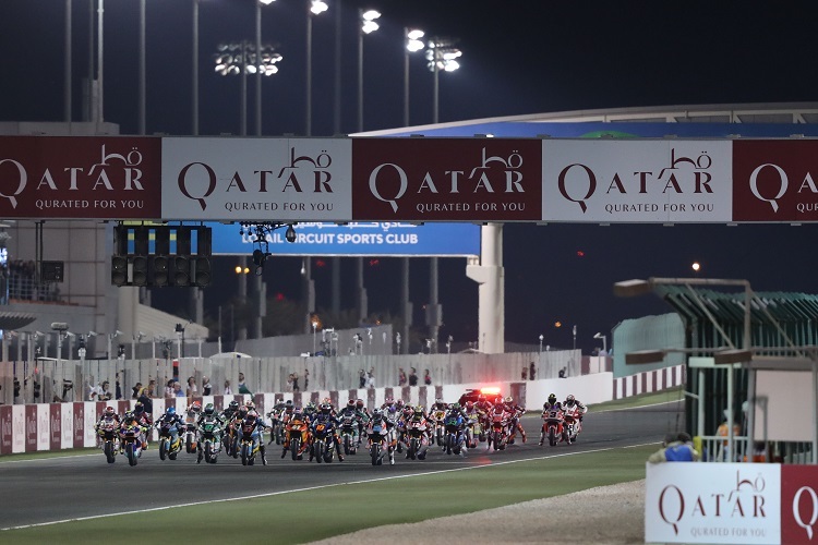 Das Moto2-Feld beim Saisonstart 2019 in Katar