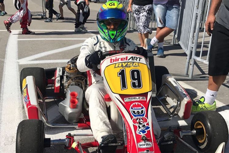 Felipe Massa beim Kart-Training in Floria