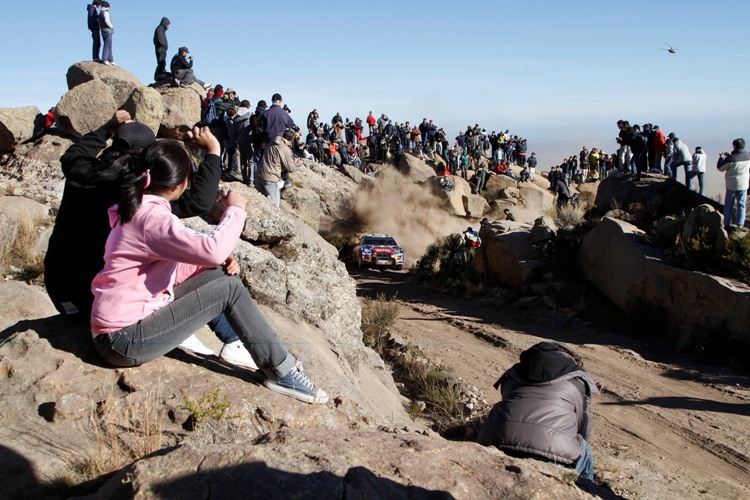 Loeb bei seinem Argentinien-Sieg 2011