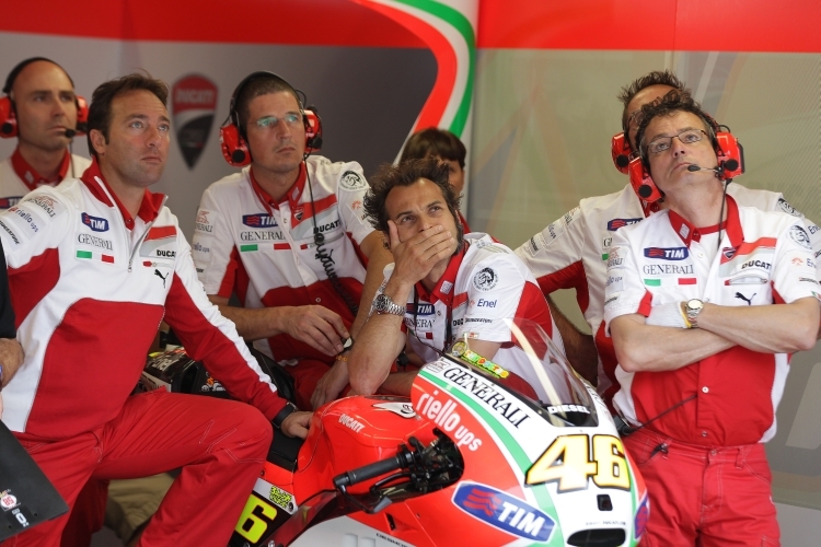 Vittoriano Guareschi und das Ducati Team