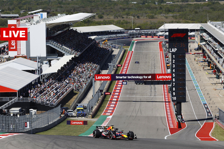 Max Verstappen auf dem Circuit of the Americas bei Austin (Texas)
