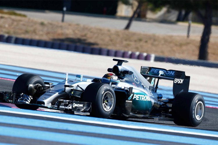 Pascal Wehrlein (Mercedes-Benz) testet drei Tage lang in Le Castellet (Südfrankreich)