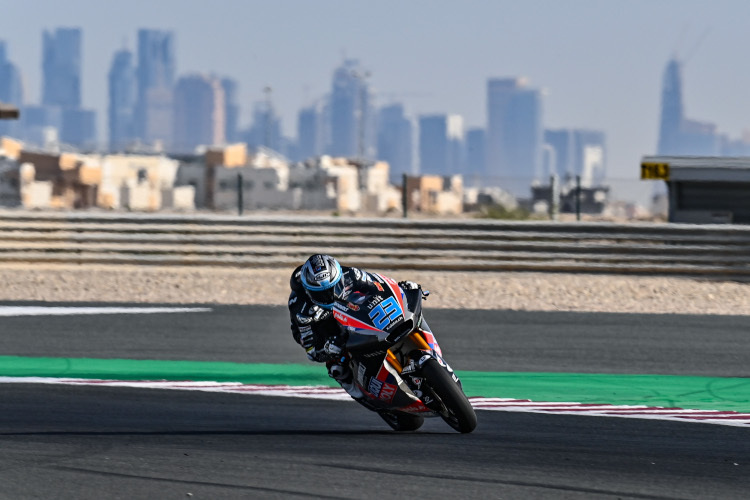 Marcel Schrötter am Sonntag in Losail