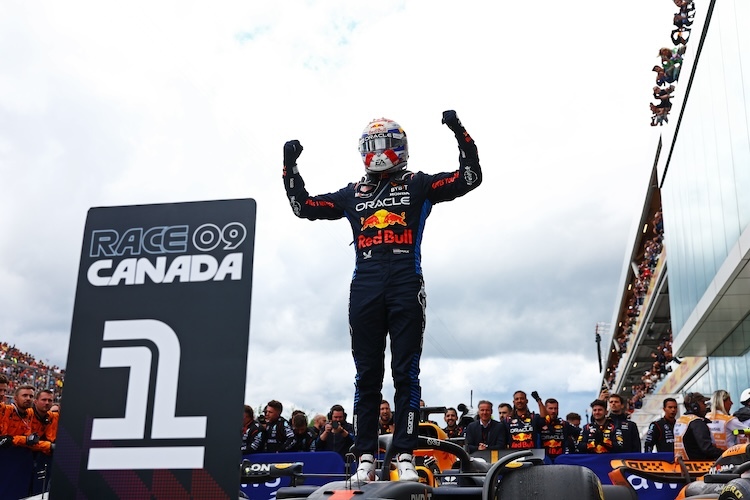 Max Verstappen in Kanada