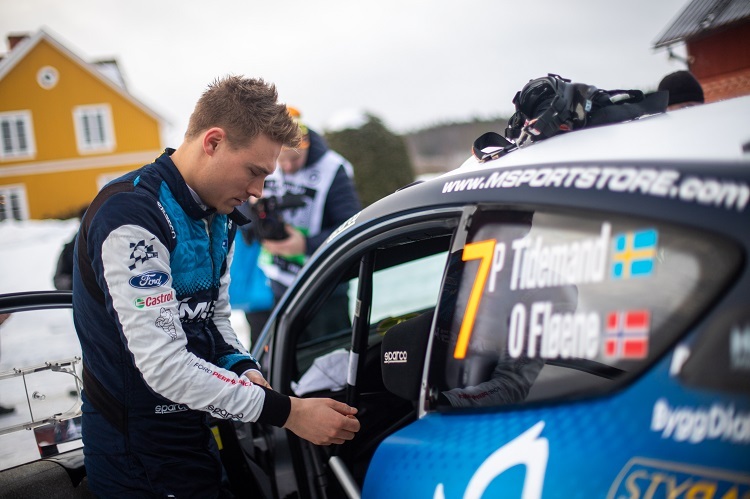 Pontus Tidemand startet zum zweiten Mal 2018 im Ford Fiesta WRC