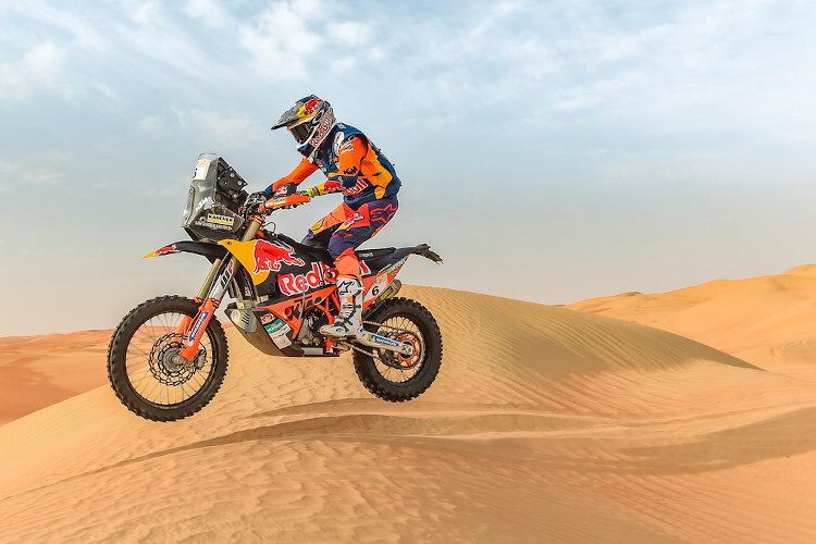 Sam Sunderland bei der Abu Dhabi Desert Challenge 2019