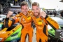Mirko Bortolotti (re.) fuhr 2019 noch für GRT im ADAC GT Masters